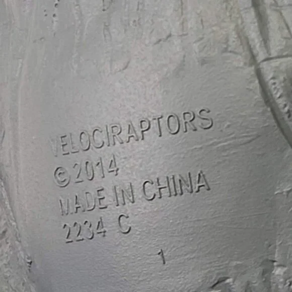 2014 20" Velociraptor 2234C Toys R US soft Rubber Jurassic Dinosaur - Picture 11 of 13